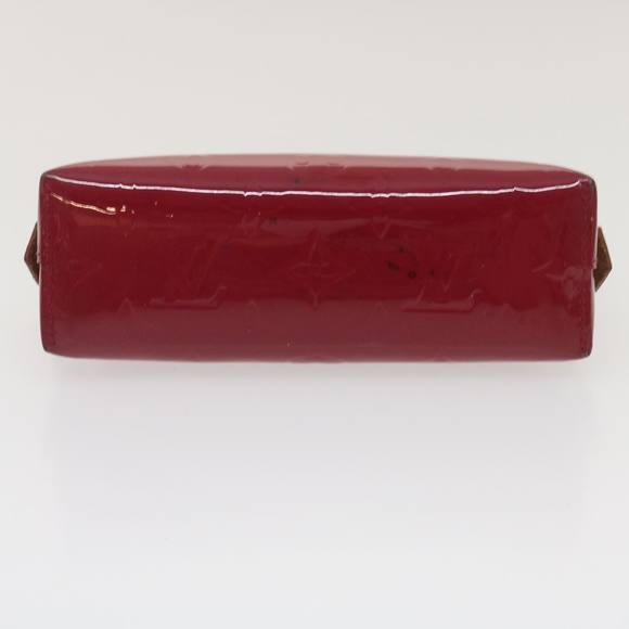 LOUIS VUITTON Vernis Pochette Cosmetic Pouch Rose Indian M90009 LV Auth rz269 - Picture 6 of 16